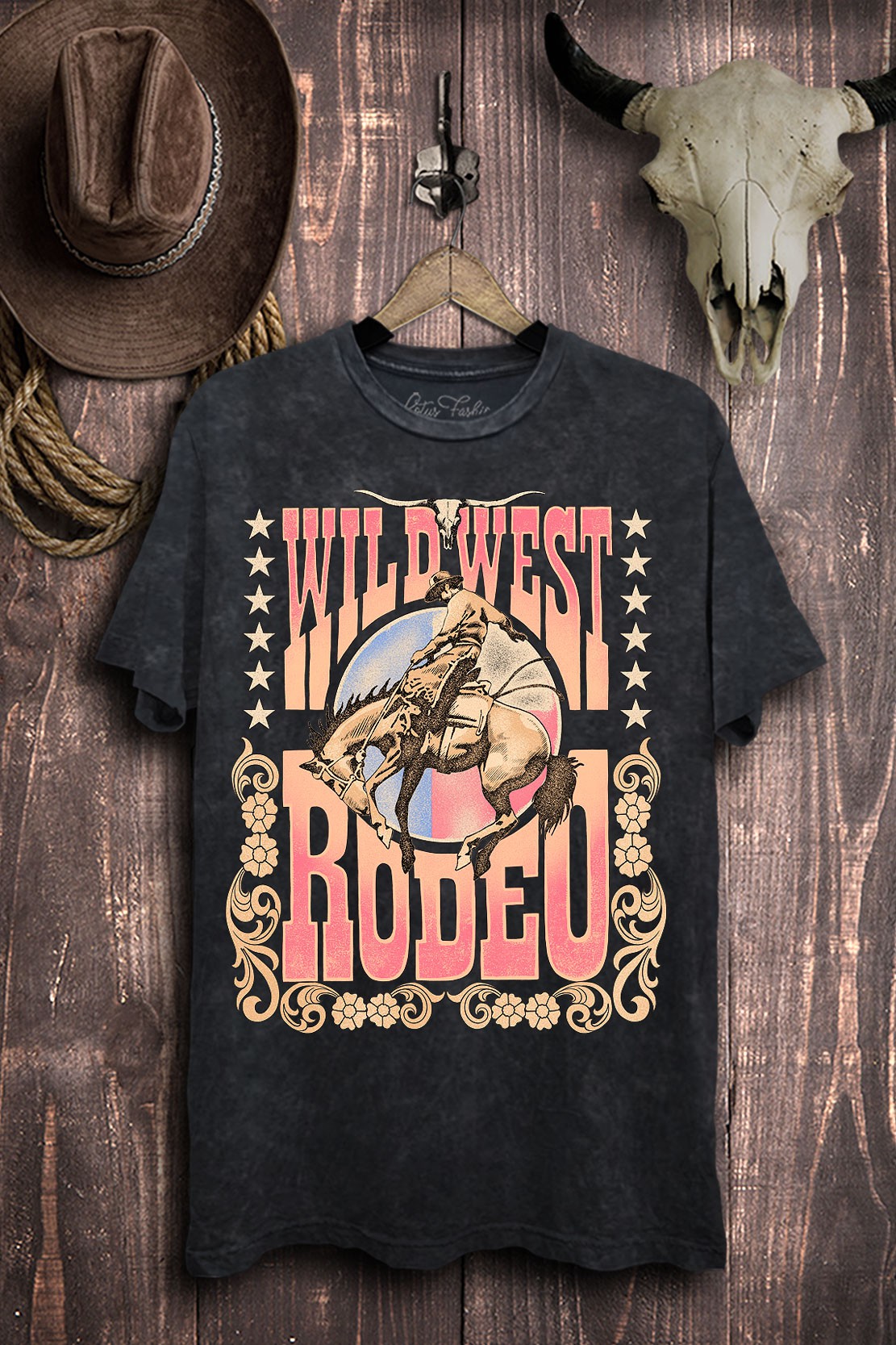 Wild Like the West Sweatshirt Western Graphic Cowgirl 