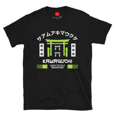 Japanese Graphic T Shirt Kawaguchi