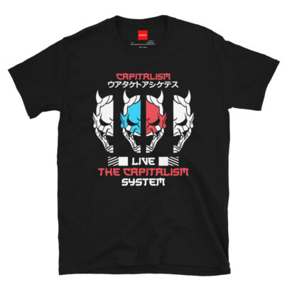 Japanese Graphic T Shirt Capitalism