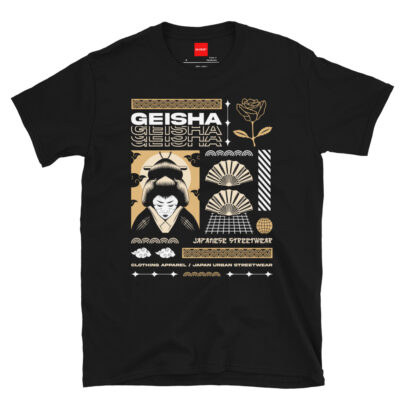 Japanese Geisha T Shirt Streetwear