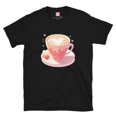 Japanese Graphic T Shirt Kawaii Cappuccino