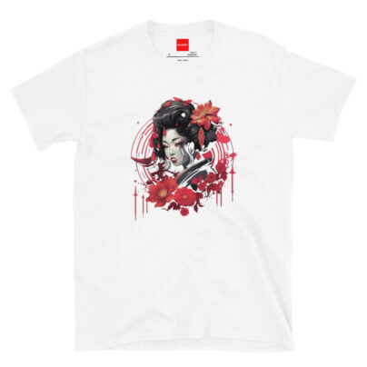 Gazing Geisha Shirt Japanese Graphic Tee