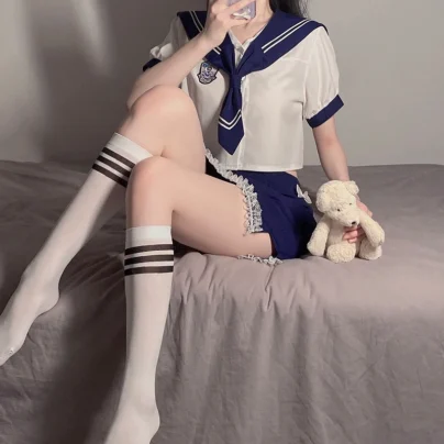 Slut Clothes Kinky Outfits School Girl Role Play Female College Student
