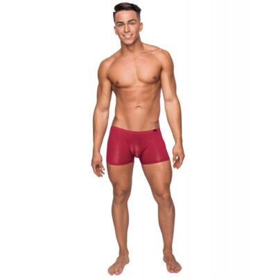 Seamless Sleek Shorts w/Sheer Pouch