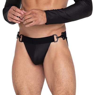 Master Jockstrap w/Hook & Ring Closure & Contoured Pouch
