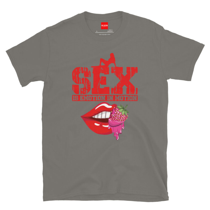 In Vein® Sex is Emotion in Motion Slutty Sex Sluty Sexual Naughty T Shirt - Image 10