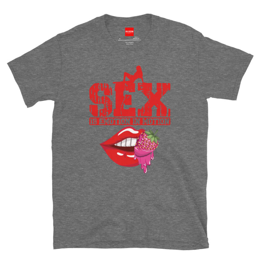 In Vein® Sex is Emotion in Motion Slutty Sex Sluty Sexual Naughty T Shirt - Image 8