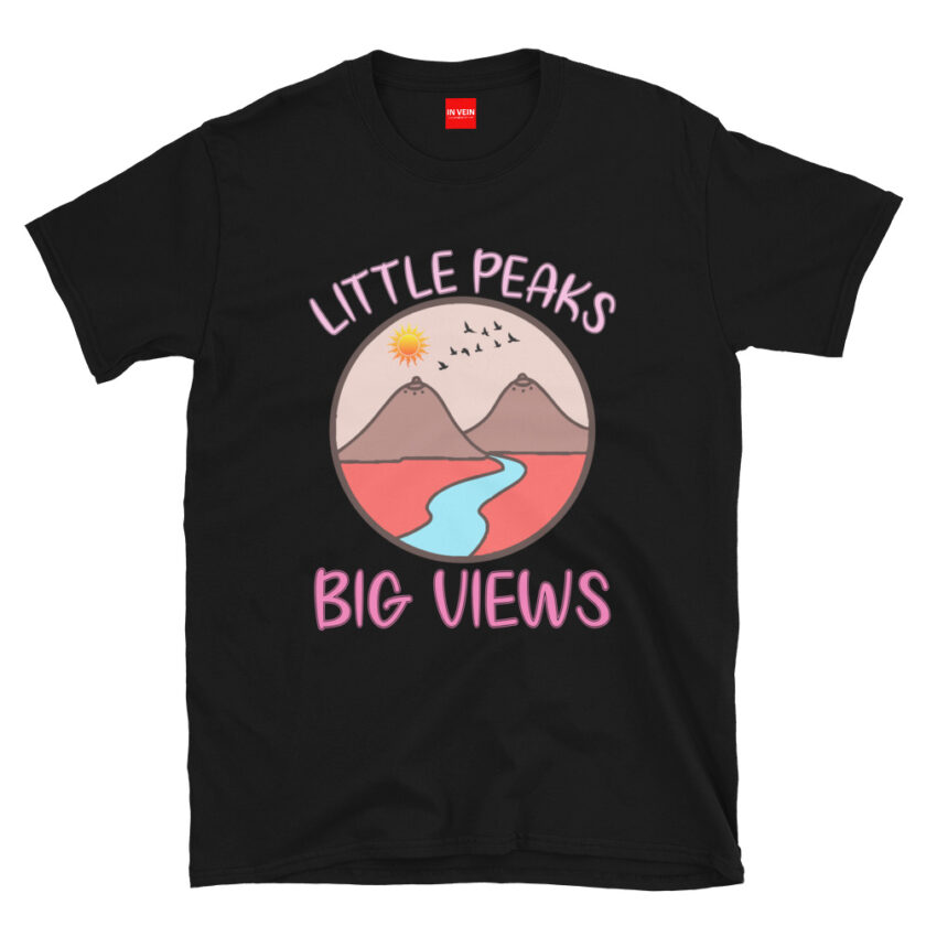 In Vein® Little Peaks Big Views Slutty Kinky Sexual T-Shirt - Image 2