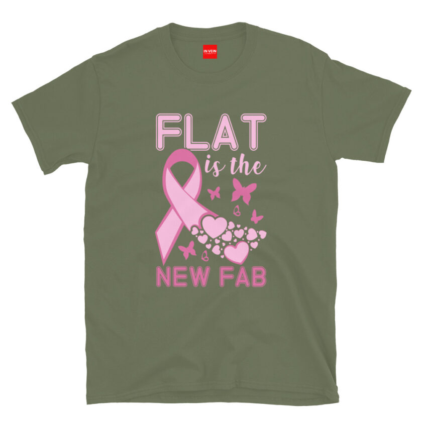 In Vein® Flat is the New Fab Slutty Kinky Sexual T-Shirt - Image 9