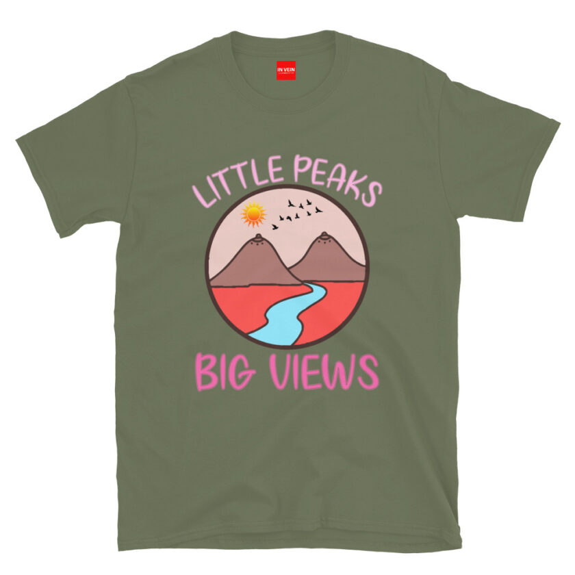 In Vein® Little Peaks Big Views Slutty Kinky Sexual T-Shirt - Image 9