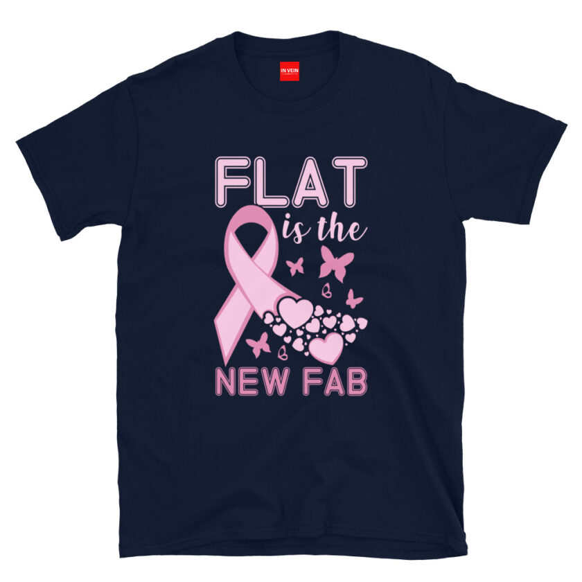 In Vein® Flat is the New Fab Slutty Kinky Sexual T-Shirt - Image 2