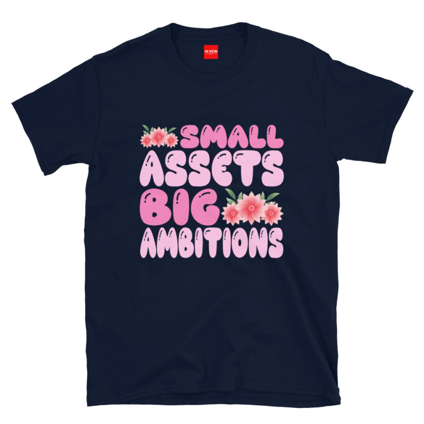 In Vein® Small Assets Big Ambitions Slutty Kinky Sexual T-Shirt - Image 2