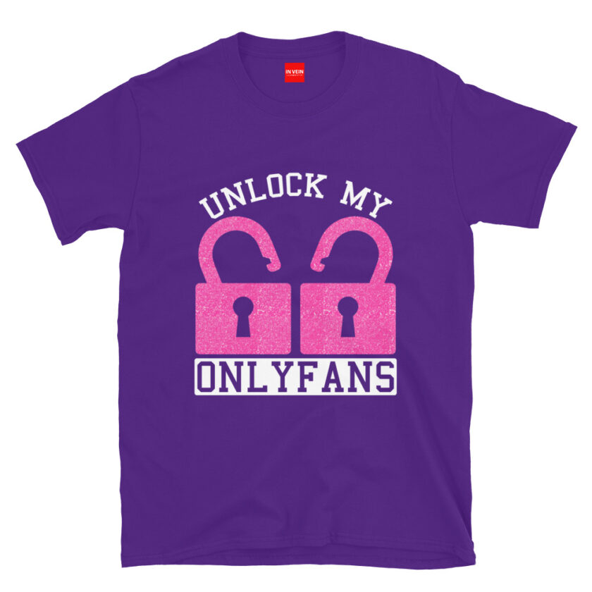 In Vein® Unlock My OnlyFans Slutty Kinky Sexual T-Shirt - Image 3