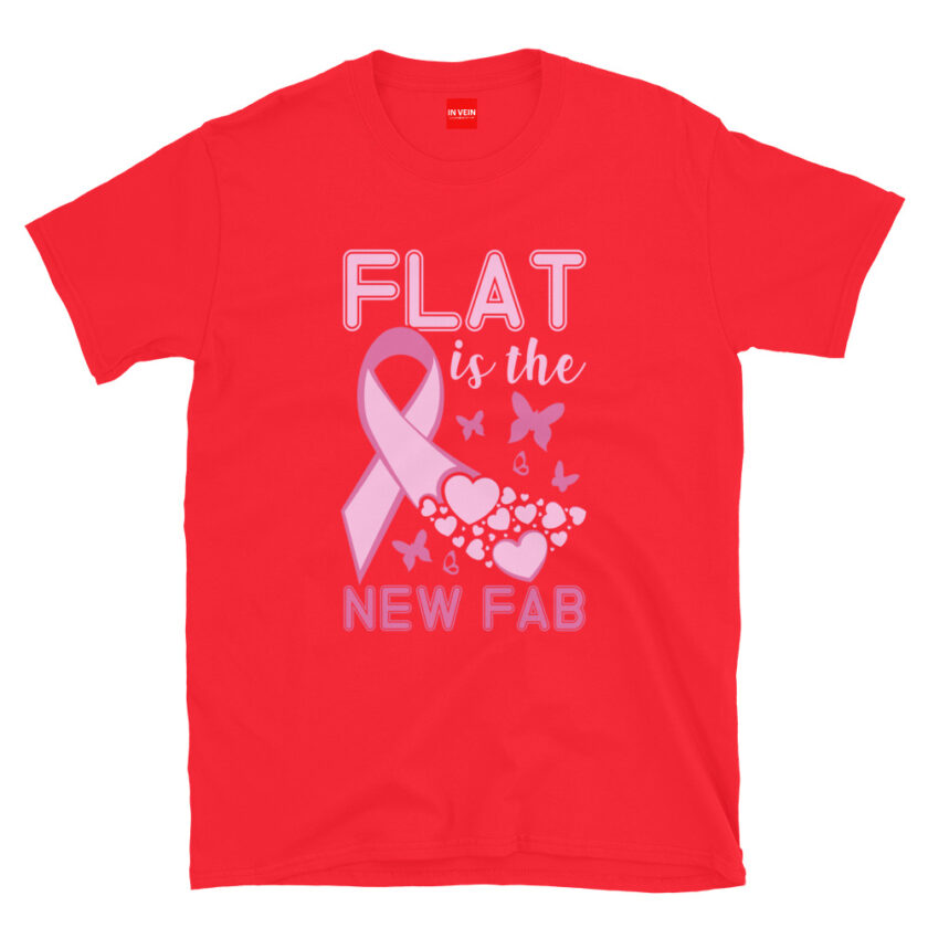 In Vein® Flat is the New Fab Slutty Kinky Sexual T-Shirt - Image 6