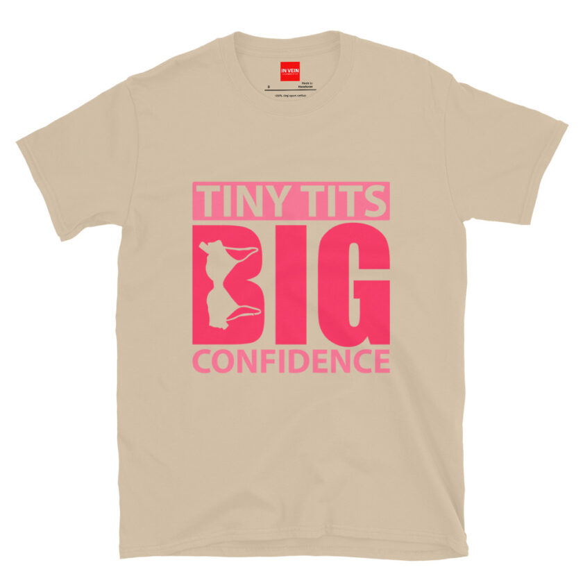 In Vein® Tiny Tits Big Confidence Slutty Kinky Sexual T-Shirt - Image 11