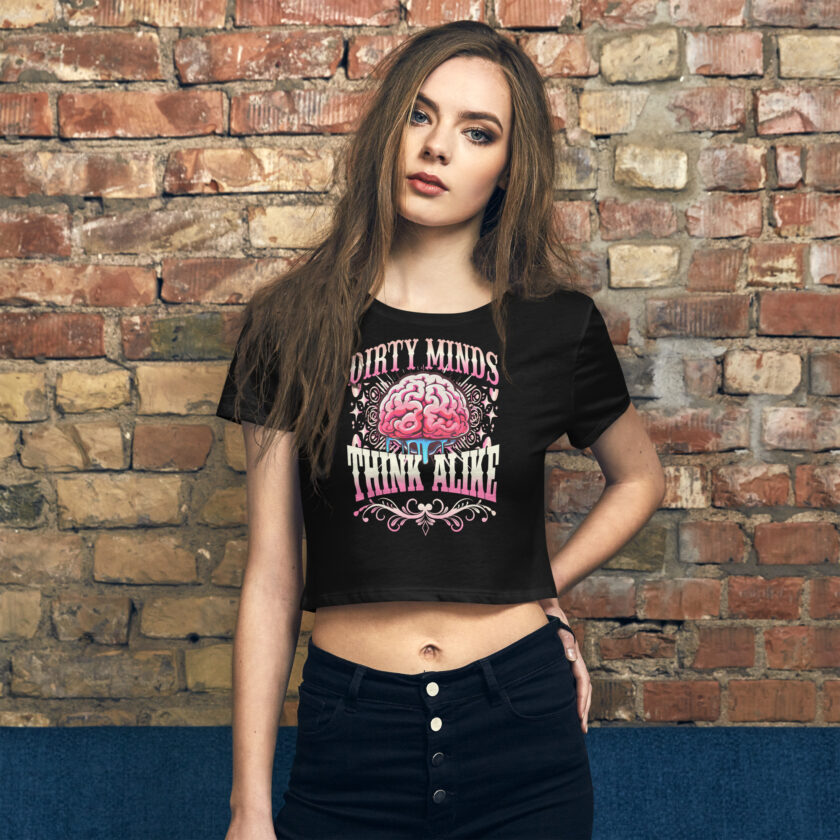 In Vein® Dirty Minds Think Alike Sex Crop Top