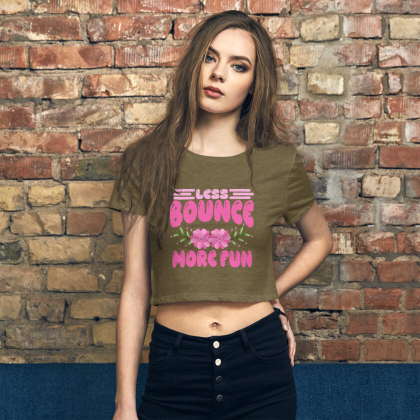 In Vein® Less Bounce More Fun Sex Crop Top - Image 2