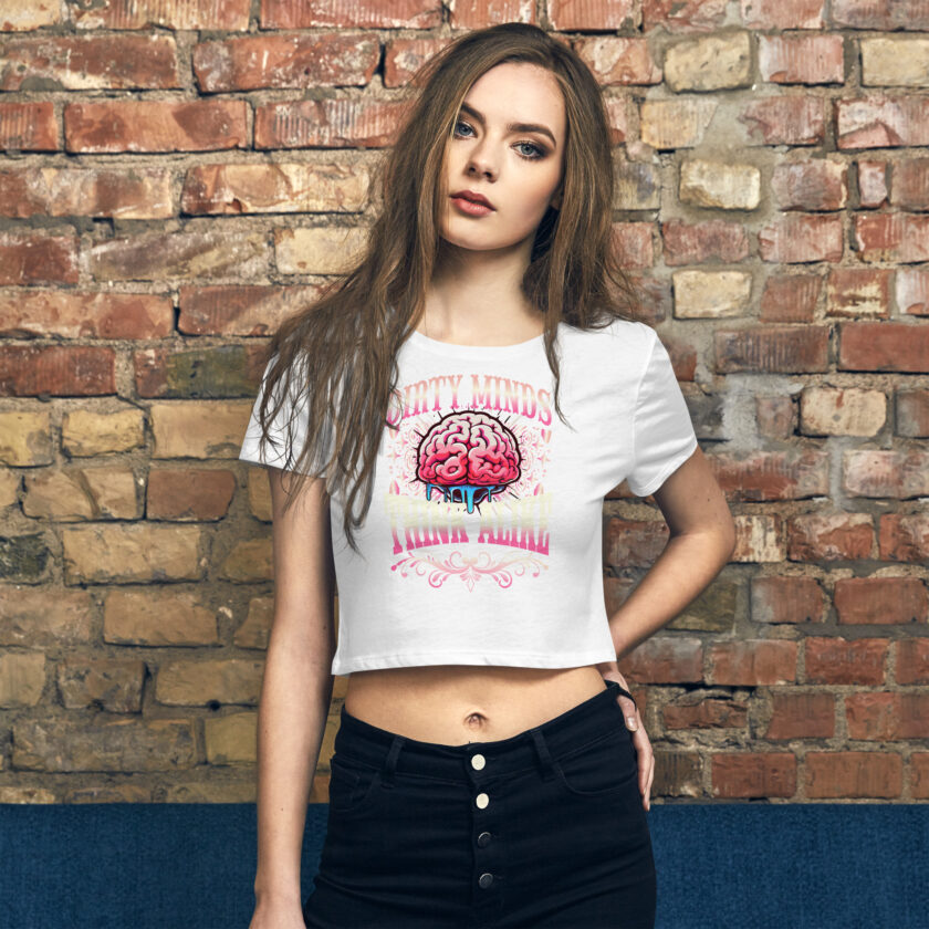 In Vein® Dirty Minds Think Alike Sex Crop Top - Image 3