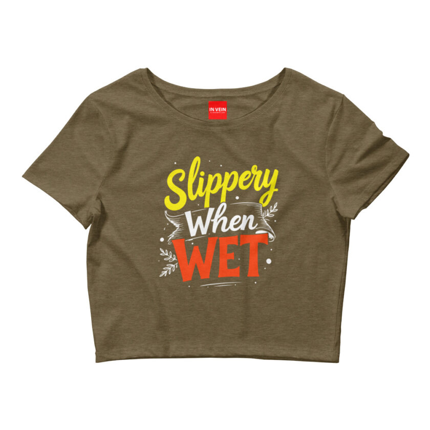 In Vein® Slippery When Wet Sex Crop Top - Image 2