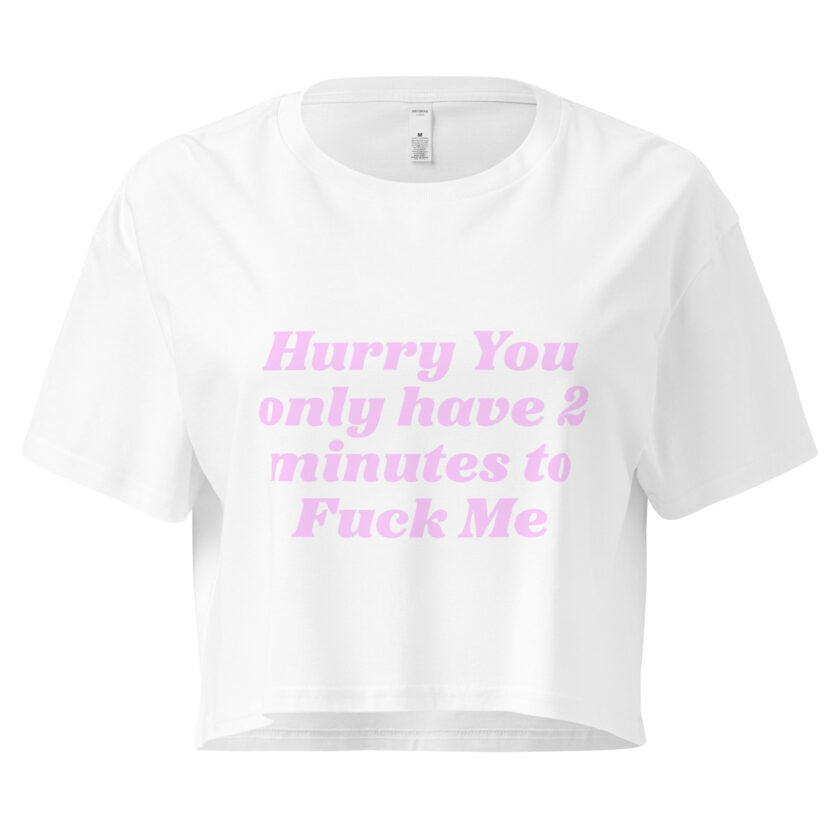 In Vein® Hurry You Only Have 2 Minutes to Fuck Me Crop Top - Image 10